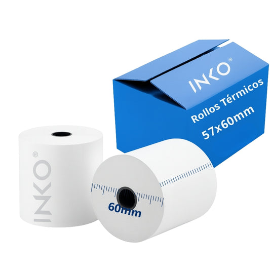 Rollos de Papel Térmico 57x60mm