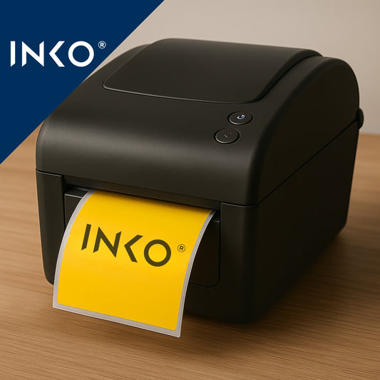 Etiquetas Térmicas 4x4 Pulgadas 102x102mm Amarillo