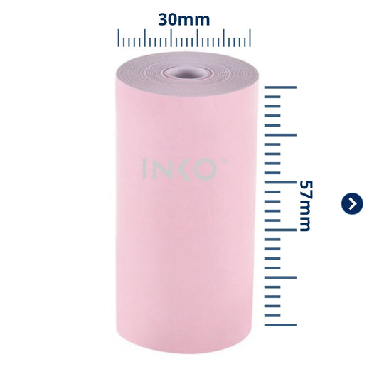 Rollos de Papel Térmico 57x30mm Colores