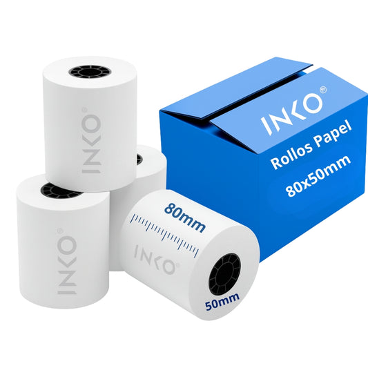 Rollos de Papel Térmico 80x50mm