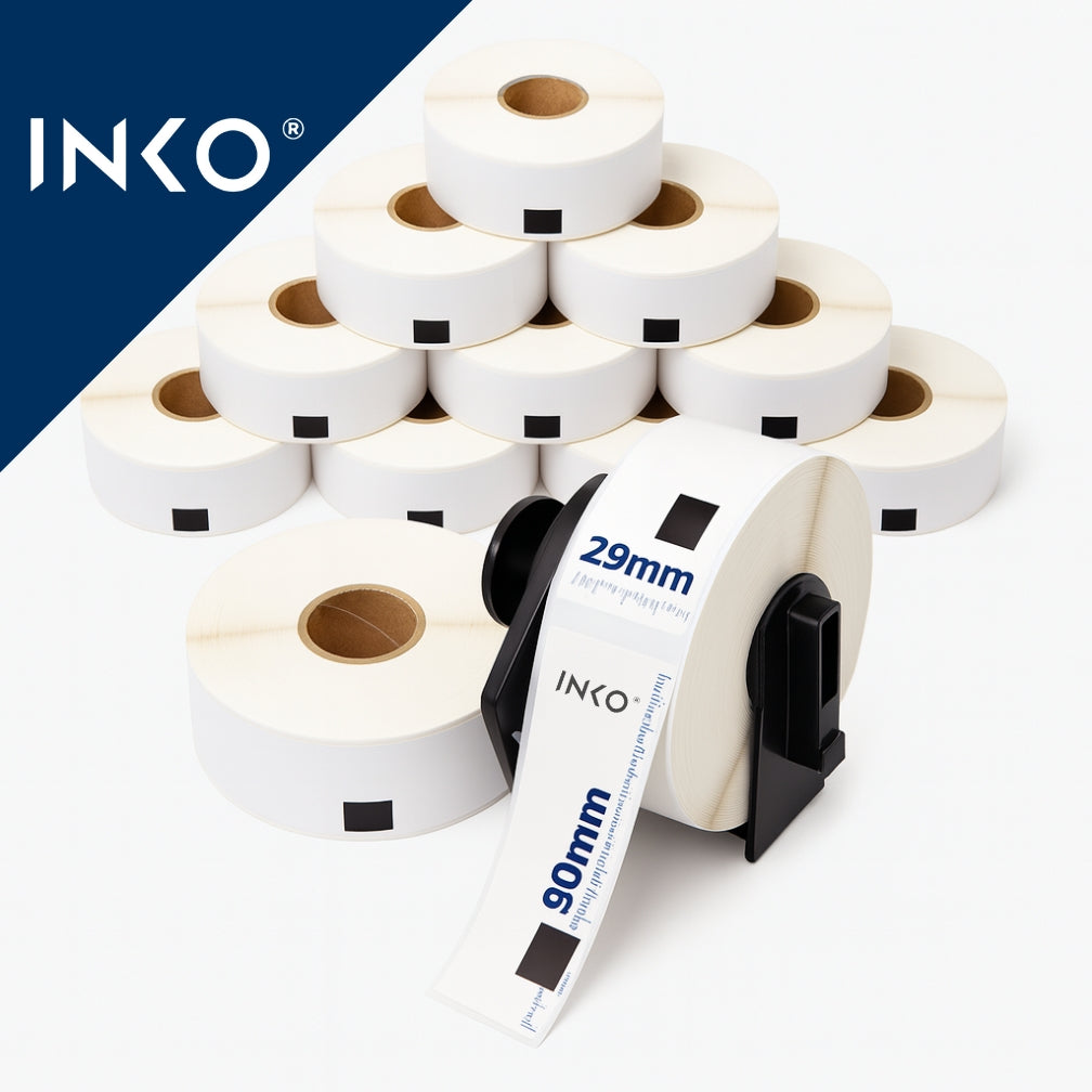 Etiquetas Térmicas DK1201 29x90mm Compatible con Brother SeriesQL