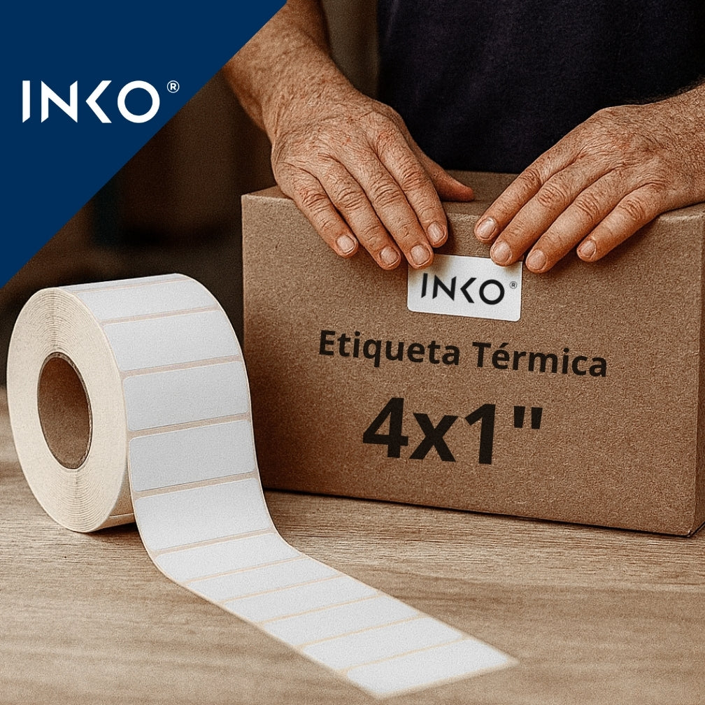 Etiquetas Térmicas 4x1 Pulgadas 102x25mm