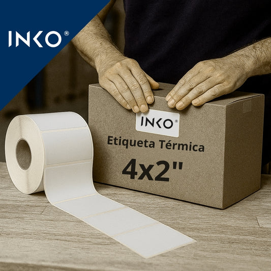 Etiquetas Térmicas 4x2 Pulgadas 102x51mm