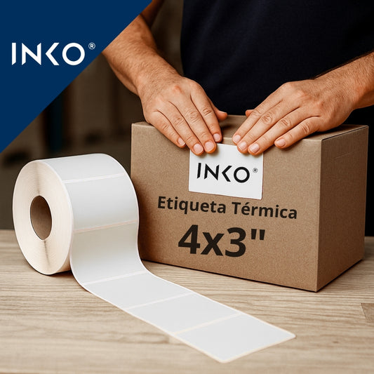 Etiquetas Térmicas 4x3 Pulgadas 102x76mm