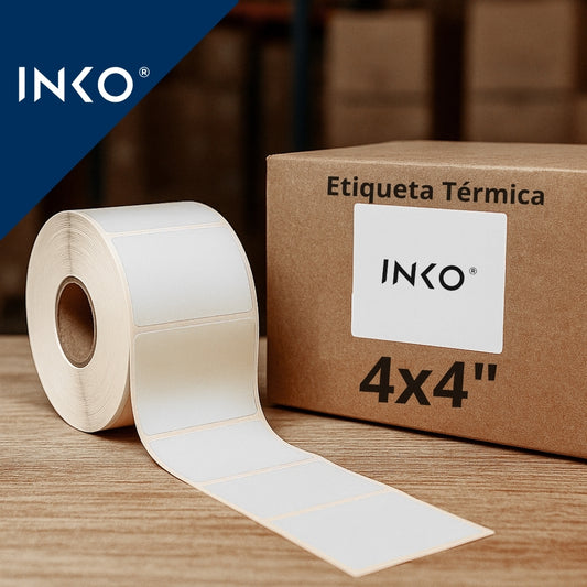 Etiquetas Térmicas 4x4 Pulgadas 102x102mm