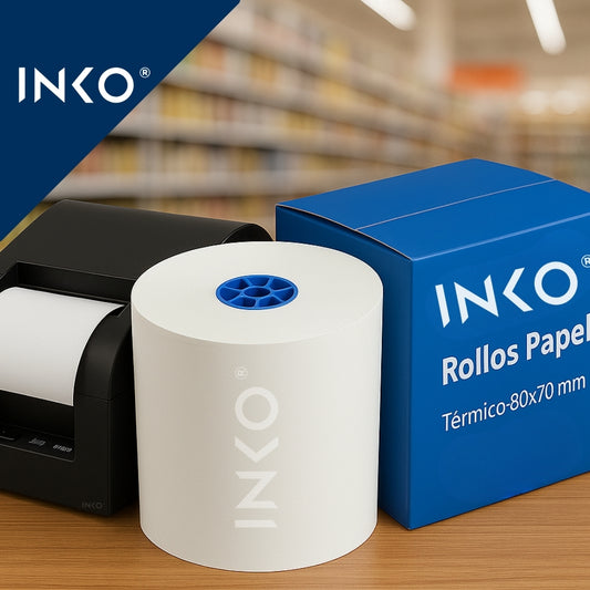 Rollos de Papel Térmico 80x70mm