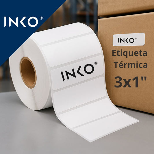 Etiquetas Térmicas 3x1 Pulgadas 76x25mm