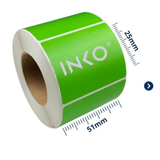 Etiquetas Térmicas 51x25mm Colores