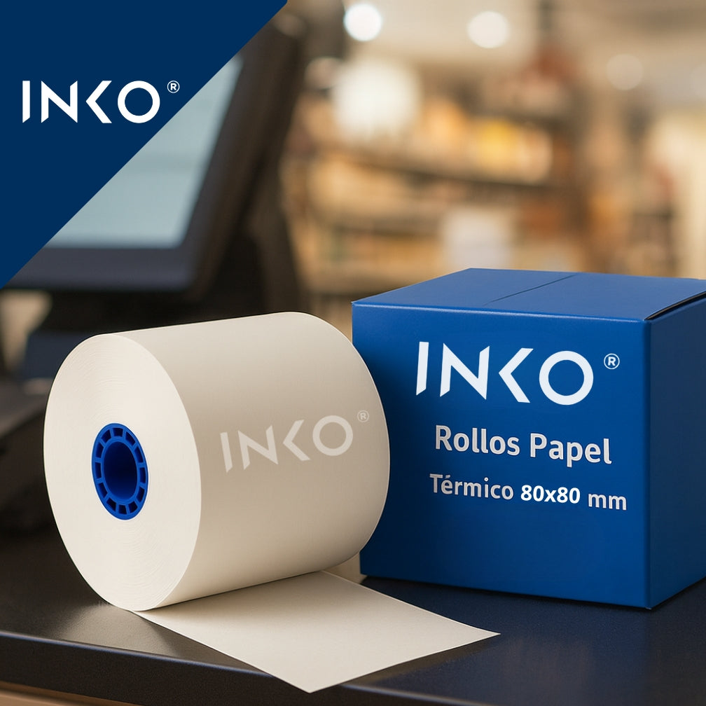 Rollos de Papel Térmico 80x80mm