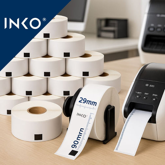 Etiquetas Térmicas DK1201 29x90mm Compatible con Brother SeriesQL
